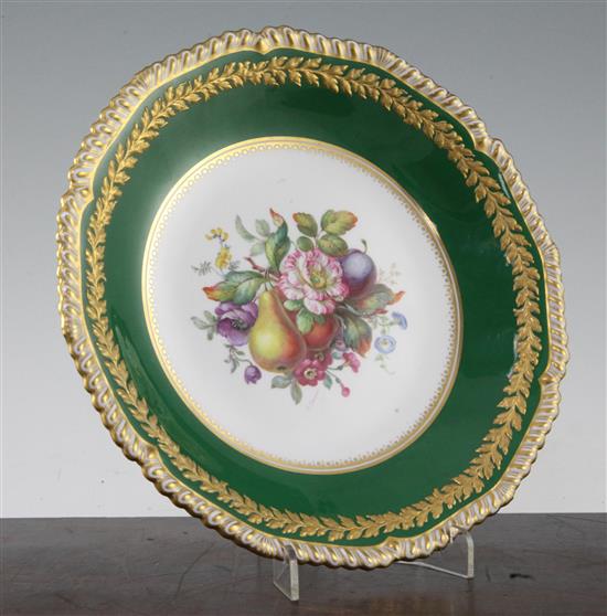 A Royal Crown Derby plate, c.1920, 22.5cm